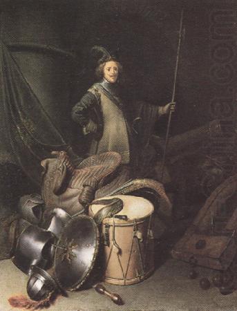 Standing Soldier with Weapons (mk33), Gerrit Dou